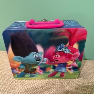 Trolls Dreamworks Lunch Box Metal Tin Poppy Branch